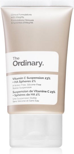 Φωτογραφία προϊόντος: THE ORDINARY. The Ordinary Vitamin C Suspension 23% + HA Spheres 2%, Κρέμα Προσώπου με Βιταμίνη C & Υαλουρονικό Οξύ, 30ml