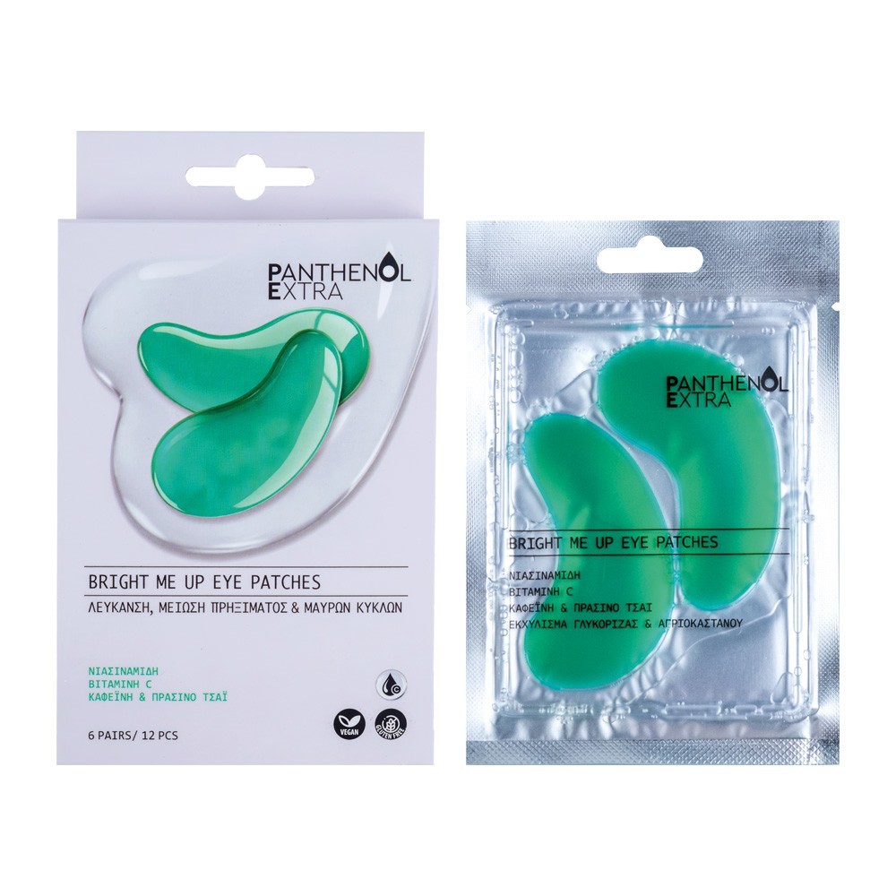 Φωτογραφία προϊόντος: Panthenol Extra Bright Me Up Patches Ματιών για Λάμψη (6 Ζεύγη/12τμχ)
