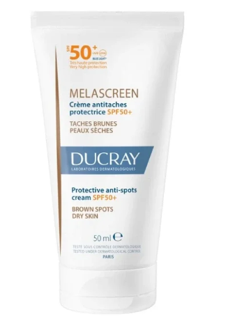 Φωτογραφία προϊόντος: Ducray Melascreen UV Rich Cream Anti-Brown Spots Dry Skin Αδιάβροχη Αντηλιακή Κρέμα Προσώπου SPF50 50ml