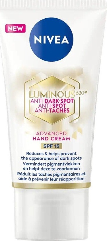 Φωτογραφία προϊόντος: Nivea Luminous 630 Ενυδατική και Αντιγηραντική Κρέμα Χεριών SPF15 50ml