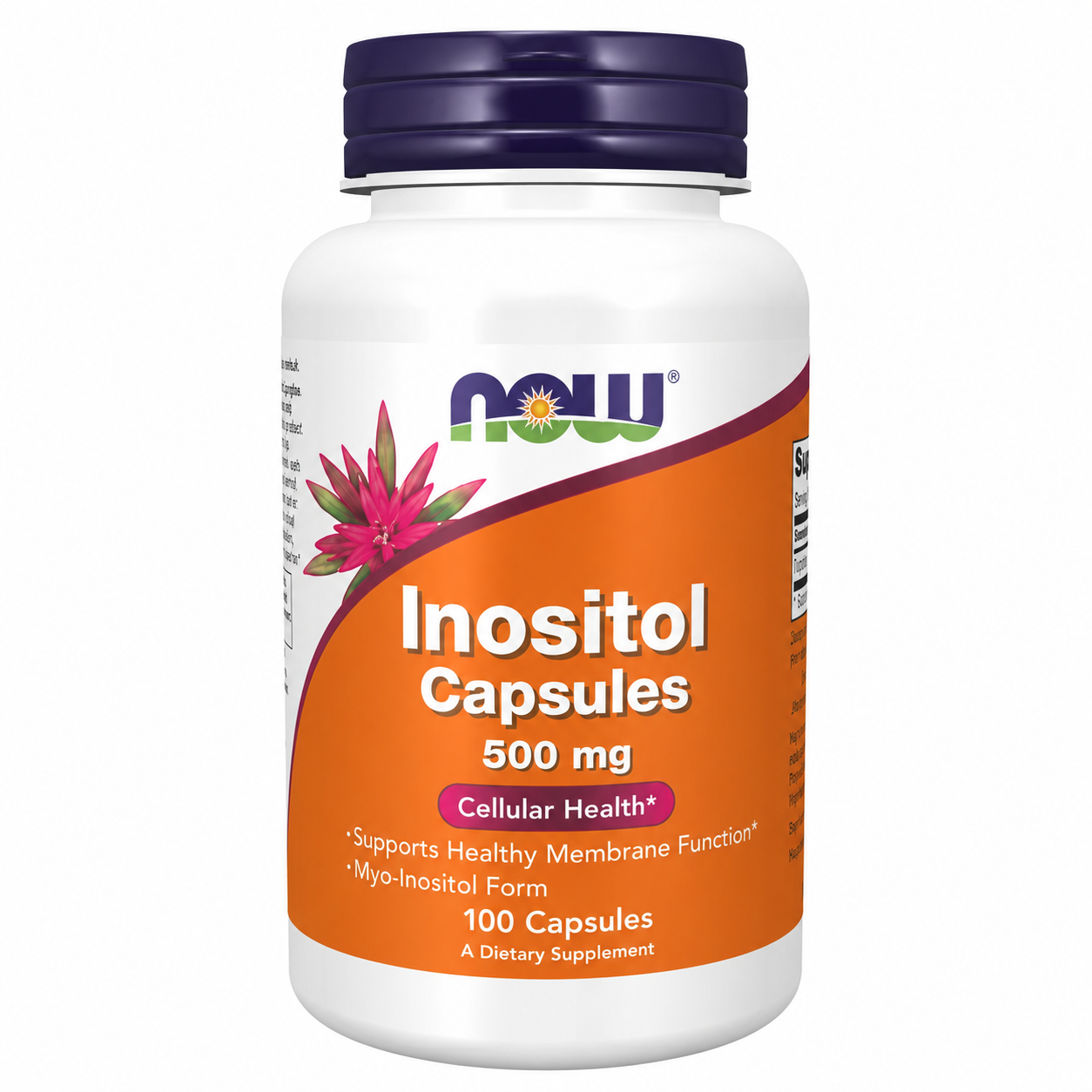 Φωτογραφία προϊόντος: Now Foods Inositol 500mg 100 Φυτικές Κάψουλες