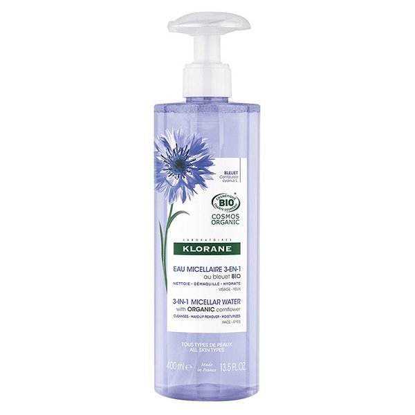 Φωτογραφία προϊόντος: Klorane Micellar Water with Organically Farmed Cornflower 400ml