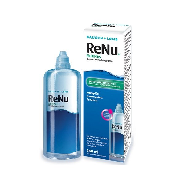 Φωτογραφία προϊόντος: Bausch + Lomb Bausch & Lomb ReNu Διάλυμα Πολλαπλών Χρήσεων 360ml