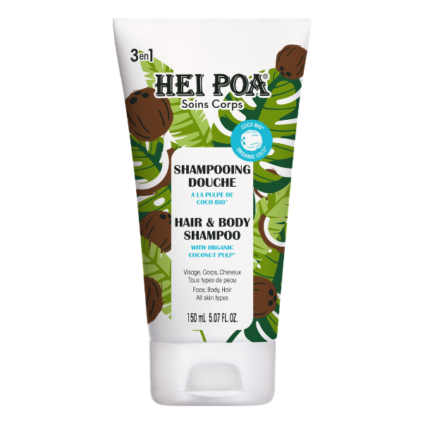Φωτογραφία προϊόντος: Hei Poa 3in1 Hair & Body Shampoo with Coconut Pulp 150ml