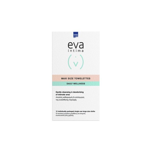 Φωτογραφία προϊόντος: Eva Intima Maxi Size Towelettes Individually Packed 12pcs