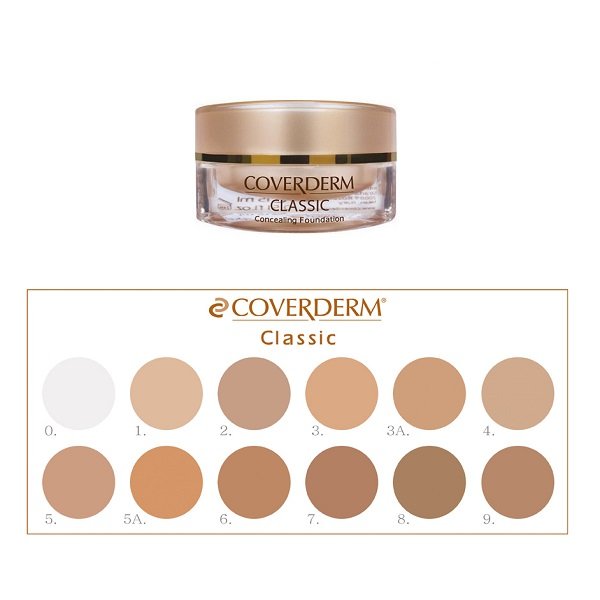 Φωτογραφία προϊόντος: Coverderm Classic SPF30 Αδιάβροχο Make-Up Προσώπου & Σώματος 15ml - 9