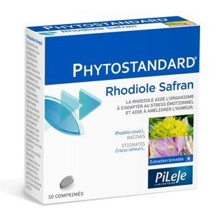 Φωτογραφία προϊόντος: Pileje Phytostandard Rhodiole Safran Συμπλήρωμα Διατροφής 30Δισκία