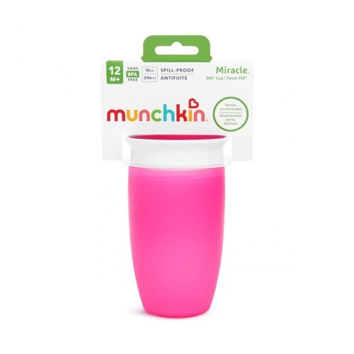 Φωτογραφία προϊόντος: Munchkin Miracle 360° Sippy Cup Παιδικό Κύπελλο (12m+) 296ml - Ροζ