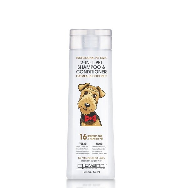 Φωτογραφία προϊόντος: Nature's Plus Giovanni Professional Σαμπουάν & Conditioner 2 σε 1 για Kατοικίδια με Βρώμη & Καρύδα 473ml