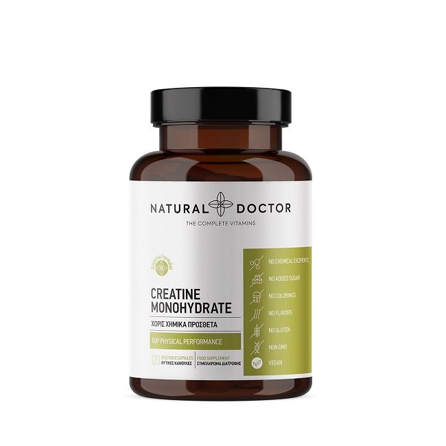 Φωτογραφία προϊόντος: Natural Doctor Μονοϋδρική Κρεατίνη 120 κάψουλες