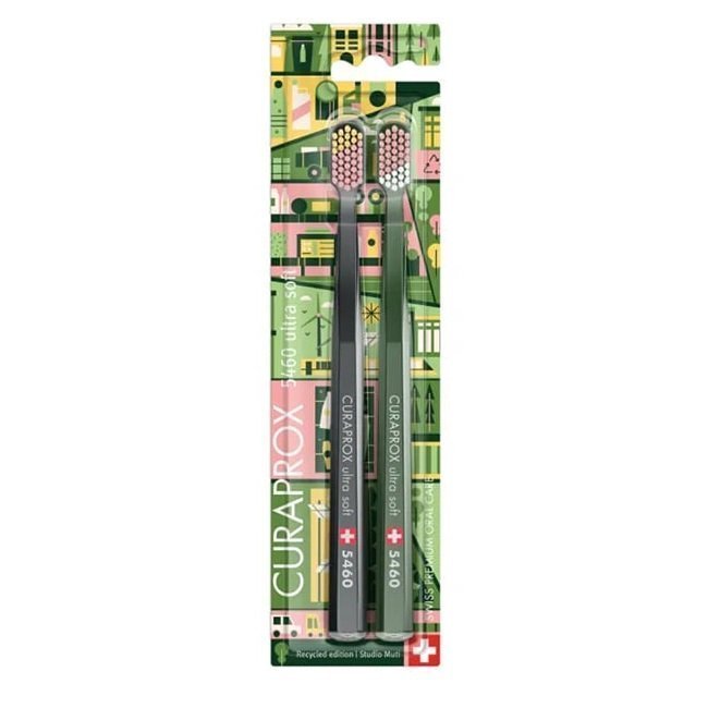 Φωτογραφία προϊόντος: Curaprox C5460 Ultra Soft Duo Recycled Edition 2025 Ανακυκλωμένη Έκδοση 1 ζεύγος
