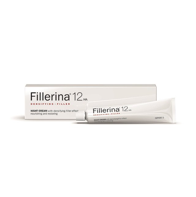 Φωτογραφία προϊόντος: Fillerina 12HA Κρέμα Νυκτός Αναπλήρωσης Όγκου & Γεμίσματος – Grade 5 50ml