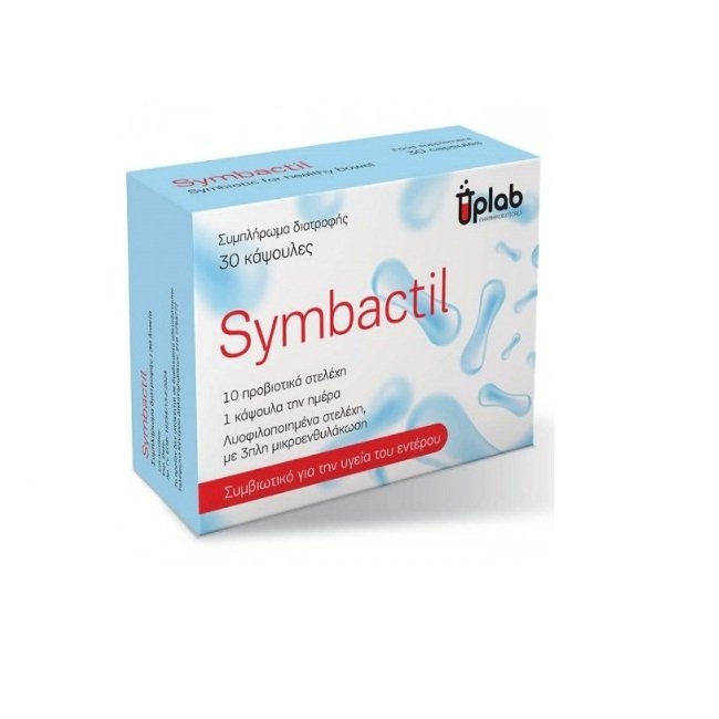 Φωτογραφία προϊόντος: Uplab Pharmaceuticals Symbactil Συμπλήρωμα Διατροφής 30 κάψουλες