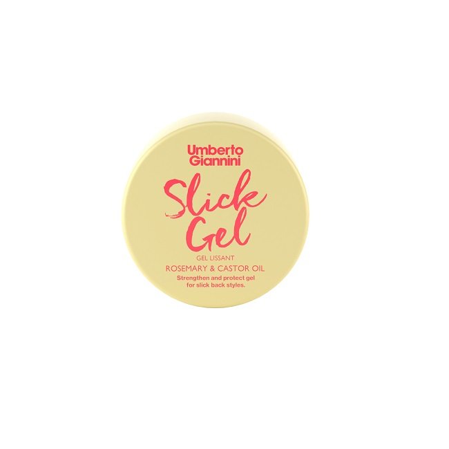 Φωτογραφία προϊόντος: Umberto Giannini Strong Curls Slick Gel Rosemary & Castor Oil 50g