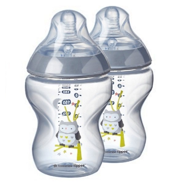Φωτογραφία προϊόντος: Tommee Tippee Closer to Nature Μπιμπερο (0m+) - Ollie the Owl 2x260ml