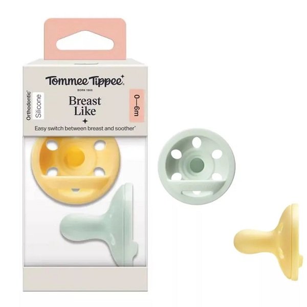Φωτογραφία προϊόντος: Tommee Tippee Breast Like Soother Πιπίλα Νυχτερινή Έκδοση 0-6m