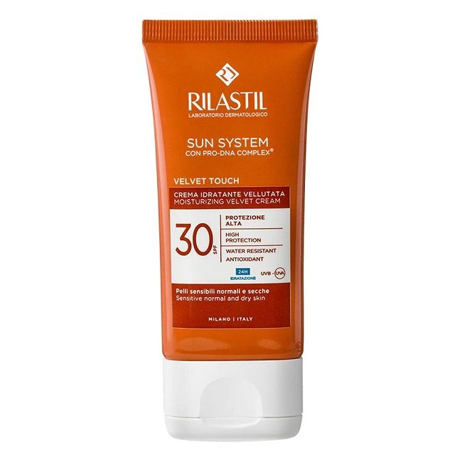 Φωτογραφία προϊόντος: Rilastil Sun System Velvet Touch Αντηλιακή Κρέμα SPF30 50ml