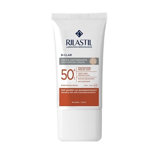 Φωτογραφία προϊόντος: Rilastil D-Clar Uniforming Cream SPF50+ Αντηλιακή Κρέμα με Χρώμα Light 40ml