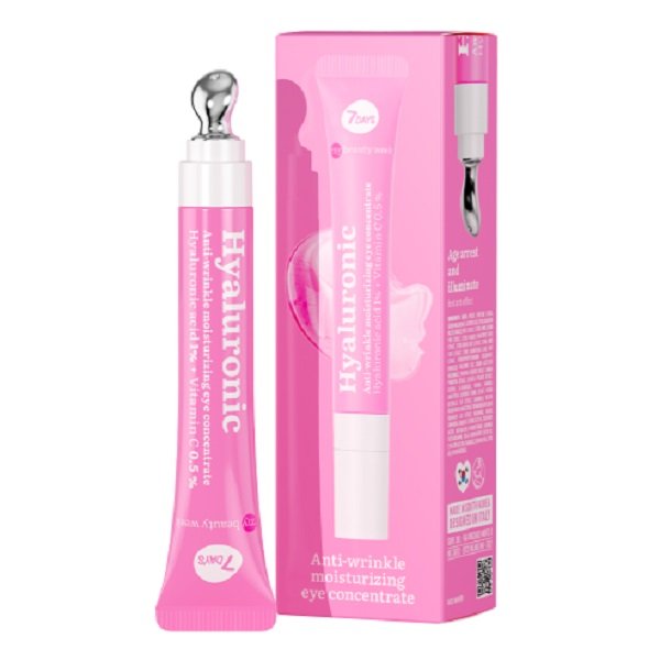 Φωτογραφία προϊόντος: 7Days Korean Eye Cream Hyaluronic Anti Wrinkle Αντιρυτιδική Ενυδατική Κρέμα Ματιών 18ml