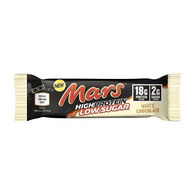 Φωτογραφία προϊόντος: Mars Hi-Protein Μπάρα Πρωτεΐνης Λευκής Σοκολάτας με Χαμηλή Ζάχαρη 57gr