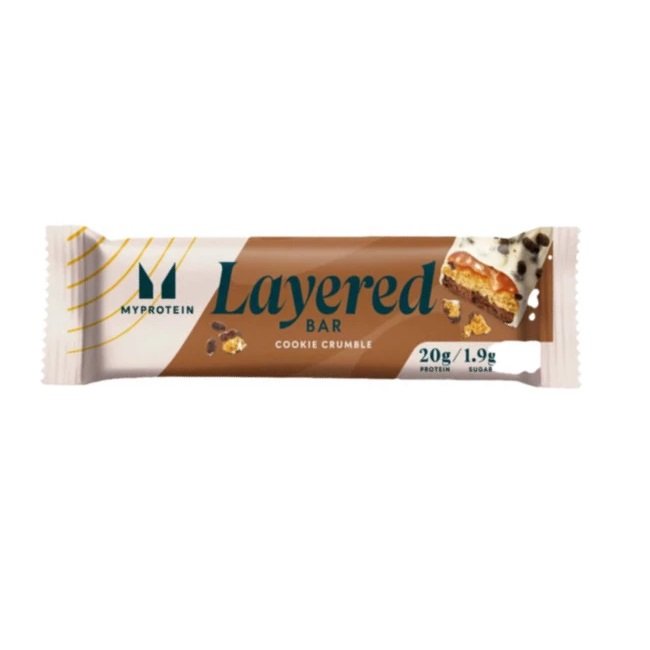 Φωτογραφία προϊόντος: MyProtein Layered Cheat Cookie Crumble Μπάρα Πρωτεΐνης 60gr