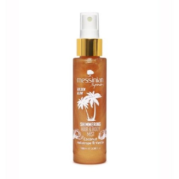 Φωτογραφία προϊόντος: Messinian Spa Shimmering Hair & Body Mist - Καρύδα, Ηλιοτρόπιο & Βανίλια 100ml