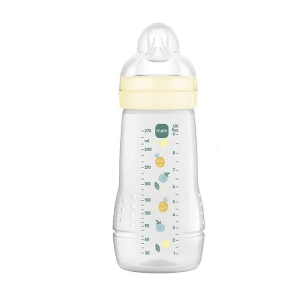 Φωτογραφία προϊόντος: Mam Promo Easy Active Μπιμπερό 2m+ Κίτρινο 270ml 2 Τεμ