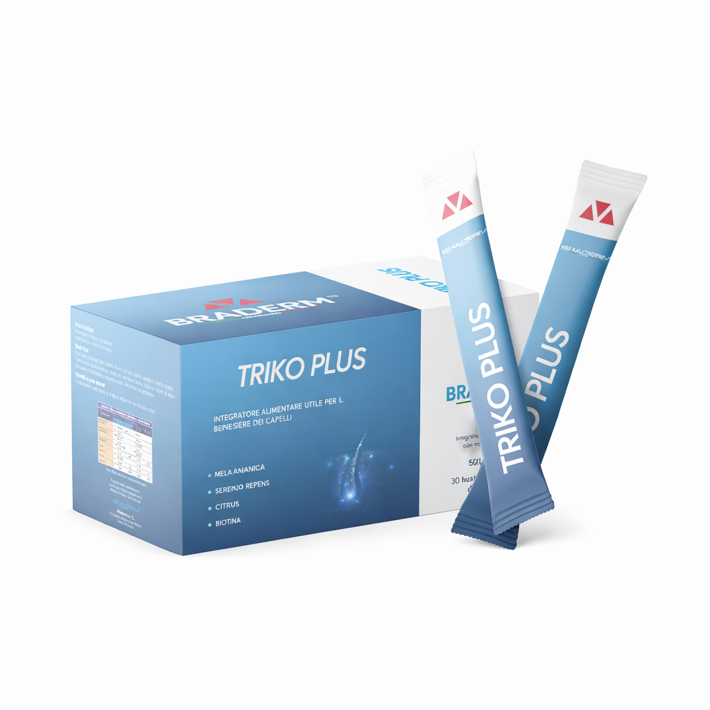 Φωτογραφία προϊόντος: Braderm Triko Plus 30x5ml (Συμπλήρωμα Διατροφής για Μαλλιά, Δέρμα, Νύχια & Οστά)
