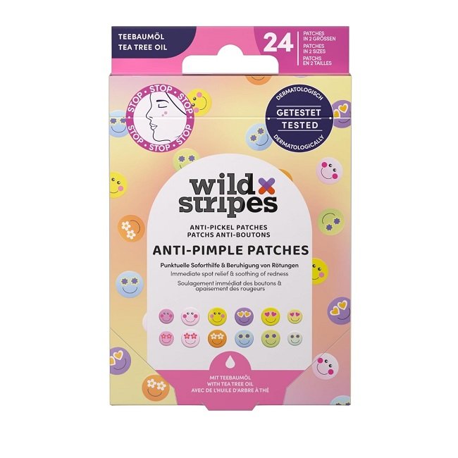 Φωτογραφία προϊόντος: Wild Stripes Επιθέματα για Σπυράκια - Λάδι Τεϊόδεντρου 24τμχ