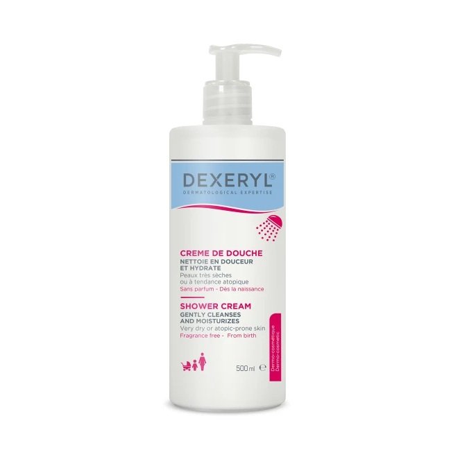 Φωτογραφία προϊόντος: Dexeryl Shower Cream – Κρέμα Καθαρισμού για Ξηρό & Ατοπικό Δέρμα 500ml
