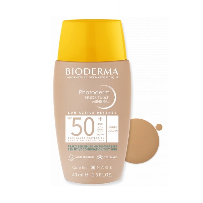 Φωτογραφία προϊόντος: Bioderma Photoderm Αντιηλιακό με Χρώμα Nude Touch Mineral SPF50+ Doree 40ml