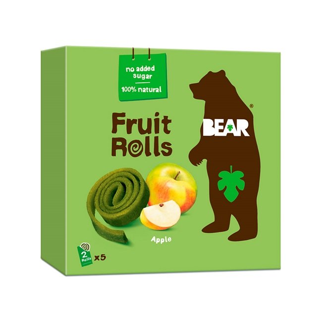 Φωτογραφία προϊόντος: Bear Fruits BEAR Fruit Rolls Apple Σνακ Αποξηραμένου Φρούτου 5 x 20g