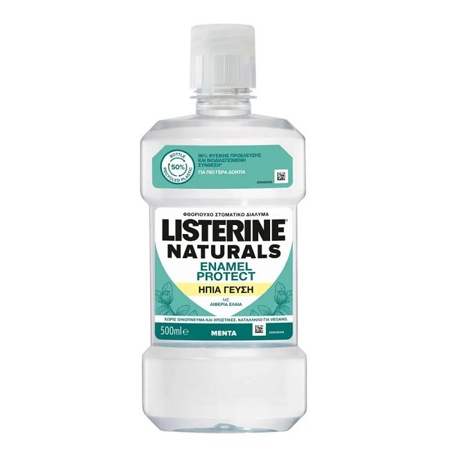 Φωτογραφία προϊόντος: Listerine Naturals Enamel Protect Στοματικό Διάλυμα 500ml