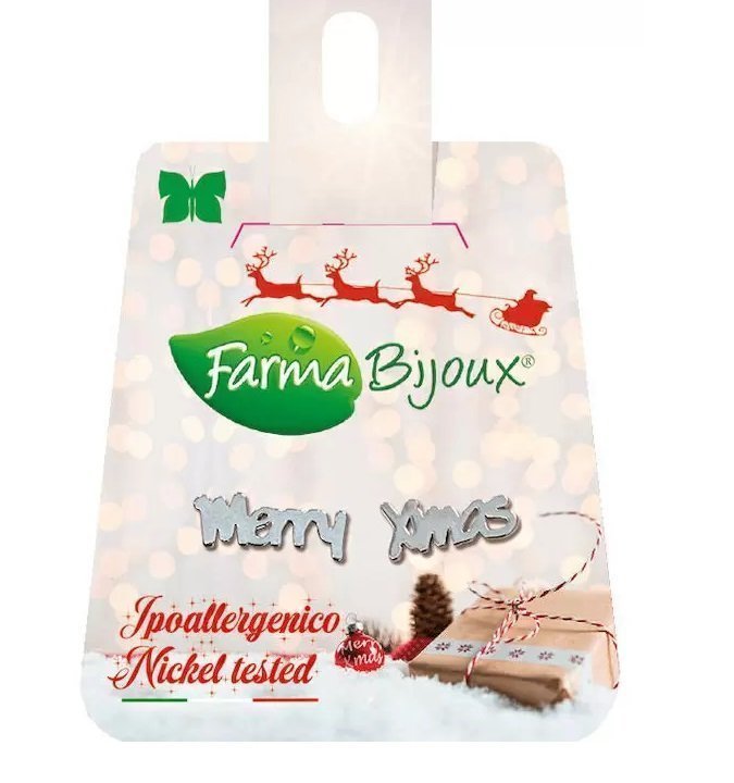 Φωτογραφία προϊόντος: Farma Bijoux Merry Xmas Υποαλλεργικά Παιδικά Σκουλαρίκια Καρφωτά