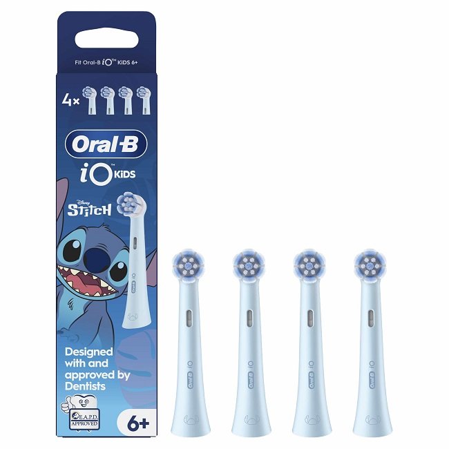 Φωτογραφία προϊόντος: Oral-B iO Kids Ανταλλακτικές Κεφαλές Disney Stitch (6+ ετών), 4 τεμάχια
