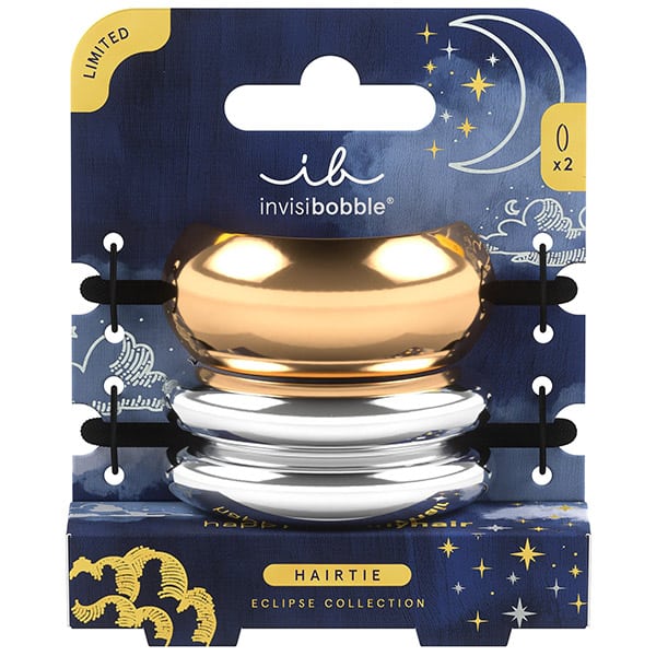 Φωτογραφία προϊόντος: Invisibobble Eclipse Aurora Radiance Λαστιχάκια Μαλλιών, 2τμχ