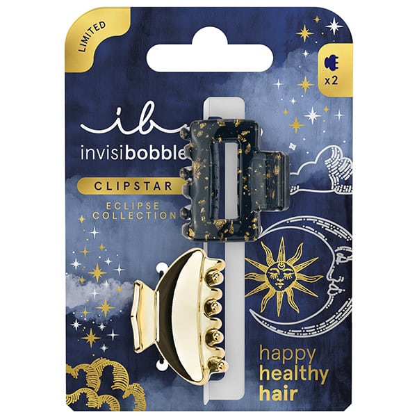 Φωτογραφία προϊόντος: Invisibobble Eclipse Lunar Glam Κλάμερ, 2 τμχ