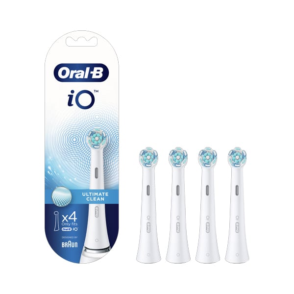 Φωτογραφία προϊόντος: Oral-B iO Ultimate Clean White Ανταλλακτικές Κεφαλές για Ηλεκτρική Οδοντόβουρτσα 4τμχ