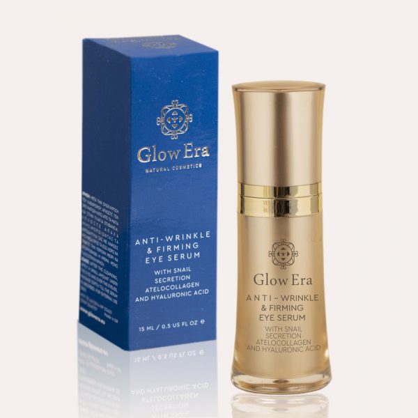 Φωτογραφία προϊόντος: Glow Era Anti Wrinkle & Firming Eye Serum Με Έκκριμα Σαλιγκαριού 15ml