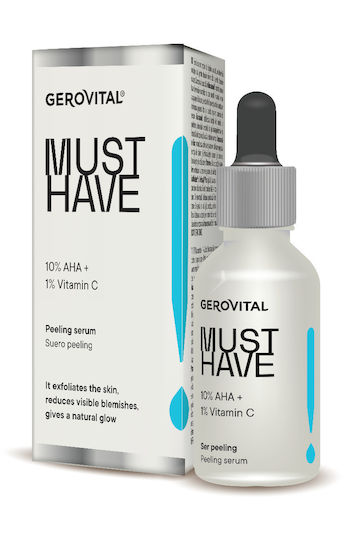 Φωτογραφία προϊόντος: Gerovital Must Have Ορός Απολέπισης (peeling) 10% AHA + 1% Βιταμίνη C 30ml