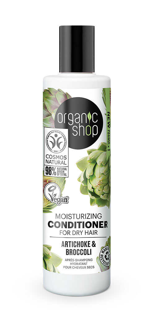 Φωτογραφία προϊόντος: Natura Siberica Organic Shop Moisturizing Conditioner for Dry Hair Artichoke & Broccoli, 280ml