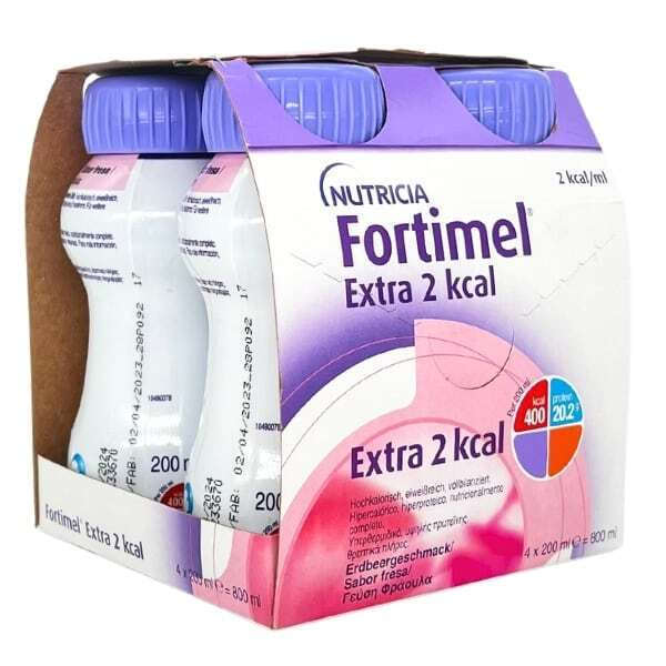 Φωτογραφία προϊόντος: Nutricia Fortimel Extra 2 Kcal 4 x 200ml Φράουλα