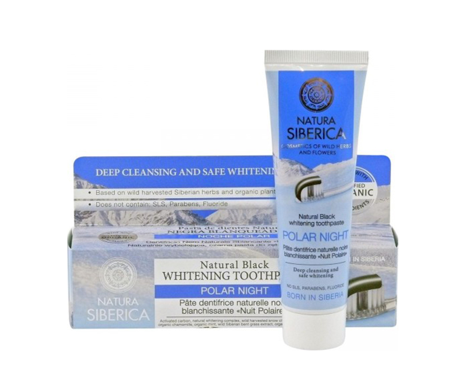 Φωτογραφία προϊόντος: Natura Siberica Black Whitening Toothpaste Polar Night , 100 g