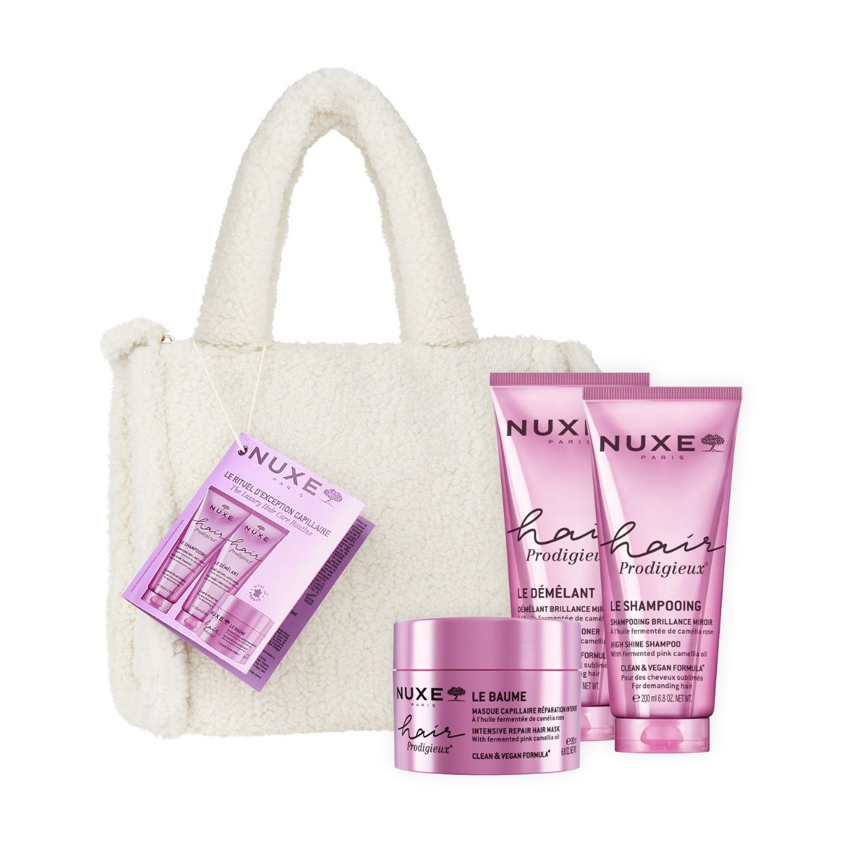 Φωτογραφία προϊόντος: Nuxe Hair Prodigieux The Luxury Hair Care Routine High Shine Shampoo 200 ml + High Shine Conditioner 200 ml + Repair Mask 200 ml