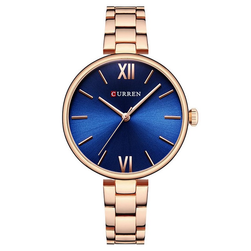 Φωτογραφία προϊόντος: Γυναικείο Ρολόι Curren 9017 Rose Gold - Blue