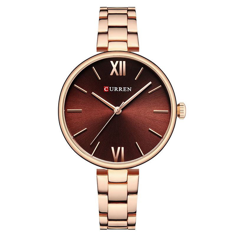 Φωτογραφία προϊόντος: Γυναικείο Ρολόι Curren 9017 Rose Gold - Brown