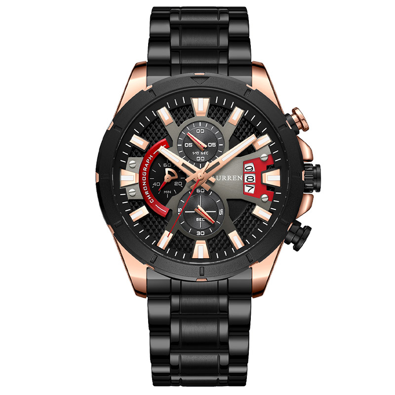 Φωτογραφία προϊόντος: Curren 8401 Black Ανδρικό Ρολόι