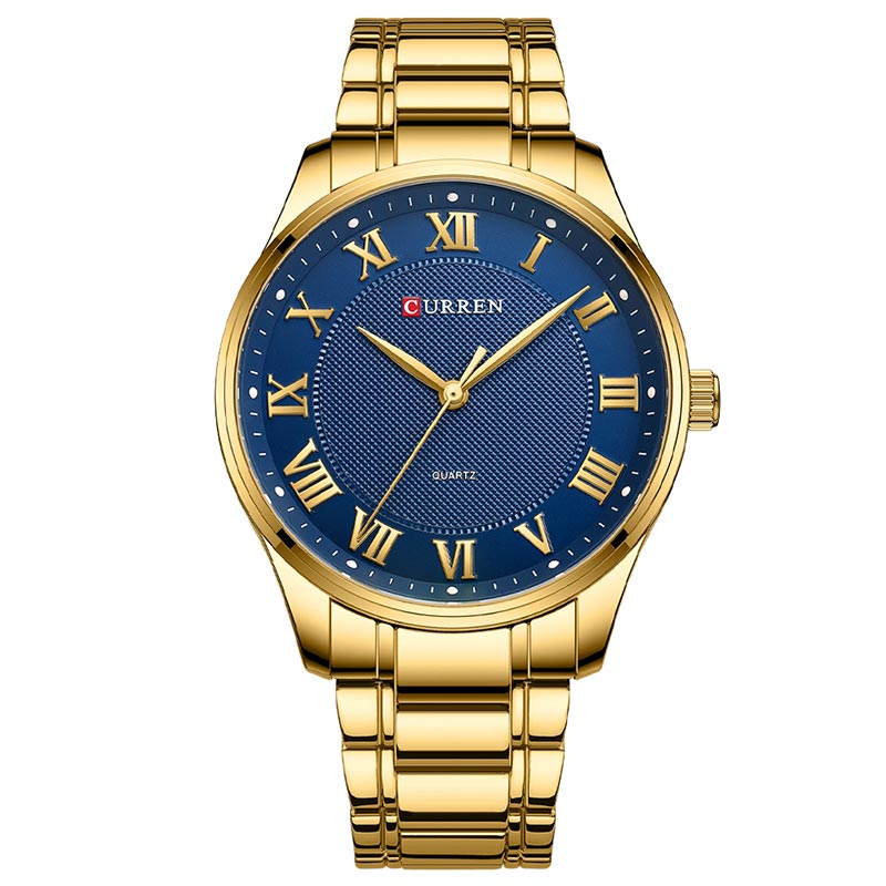 Φωτογραφία προϊόντος: Curren 8409 Gold Blue Ανδρικό Ρολόι