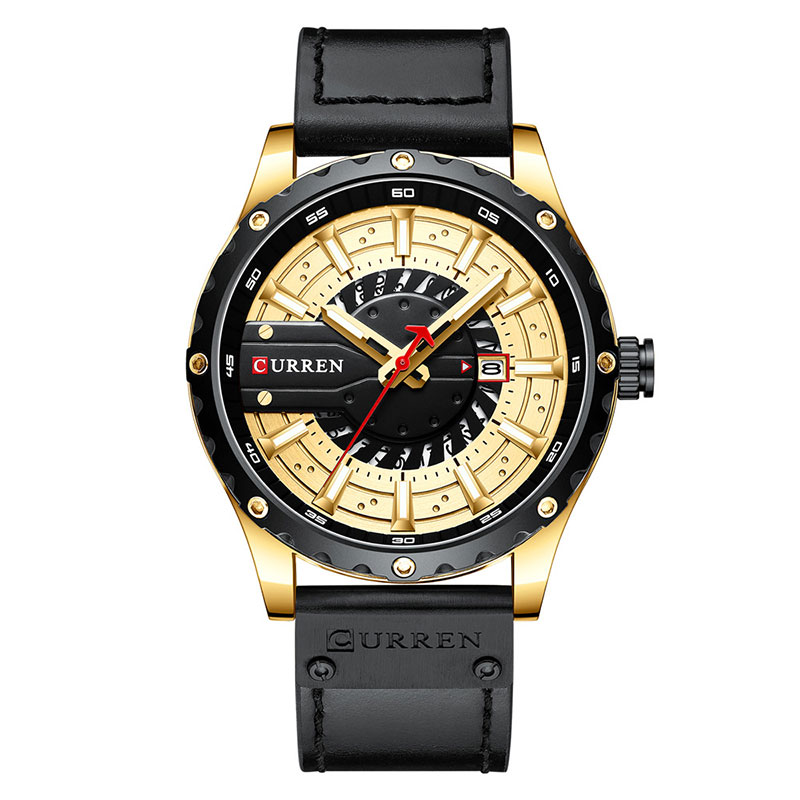Φωτογραφία προϊόντος: Curren 8374 Black Gold Ανδρικό Ρολόι
