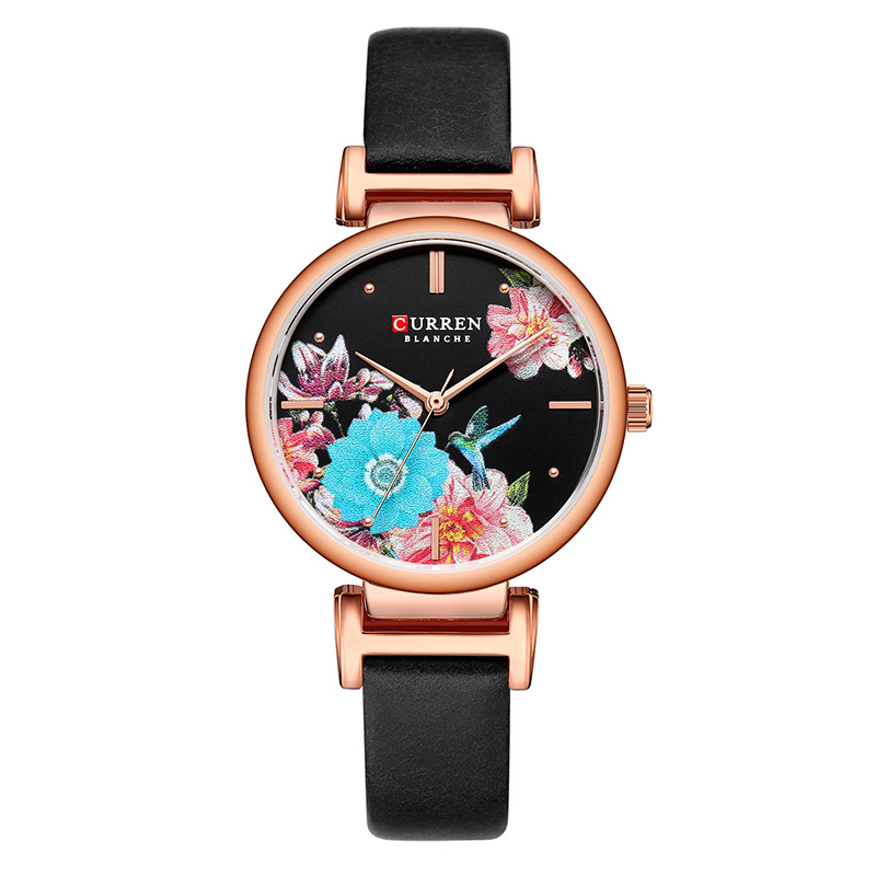 Φωτογραφία προϊόντος: Curren 9053 Leather Black Γυναικείο Ρολόι